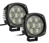 RS-4CREE-35W-2 - HD Series 4.3in 35W/5,000LM Round CREE LED Spot Light (Pair)