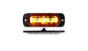 RS70014A - 4-LED Ultra Slim Flush Mount 19-Flash Pattern Strobe Marker (Amber)