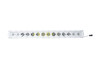 MS140WCWA - New - 30.5inch Marine Grade Wrap Around White Shell Light Bar with 140-Watt 14 x 10W High Intensity OSRAM LEDs-MS140WCWA