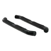 3" Round Black Steel Side Bars, Select Toyota FJ Cruiser 202011
