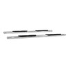 4" Polished Stainless Oval Side Bars, Select Toyota Tundra S222012-2