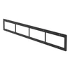 Pro Series 30-Inch Black Steel Light Bar Cover Plate PC30OB
