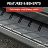 AeroTread 5" x 70" Black Stainless Running Boards, Select Ford Escape 2061021