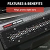 Pro Series 30-Inch Black Steel Light Bar Cover Plate PC30MB