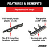 AeroTread 5" x 70" Polished Stainless Running Boards, Select Hyundai Tucson 2051019