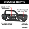 TrailChaser Jeep Wrangler JL, Gladiator Aluminum Front Bumper (Option 3) 2082094