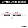 AscentStep 5-1/2" x 85" Black Steel Running Boards, Select Nissan Titan, XD 2558042