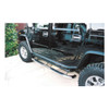 3" Round Polished Stainless Side Bars, Select Hummer H2 204075-2