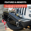 TrailCrusher Jeep Wrangler JK Steel Front Bumper, 12.5K 2156000