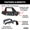TrailChaser Jeep Wrangler JL Front Bumper with Fender Flares (Option 9) 2082097