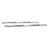 3" Round Polished Stainless Side Bars, Select Toyota Tundra 202013-2