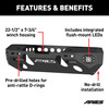 TrailChaser Jeep Wrangler JL, Gladiator Aluminum Front Bumper (Option 5) 2082075