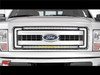 Dual Set of Single Row LED Light Bar Grille Mounts w/ 30-inch Chrome Light Bars 70660