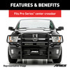 Pro Series 30-Inch Black Steel Light Bar Cover Plate PC10OB
