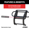Pro Series 20-Inch Black Steel Light Bar Cover Plate PJ20MB