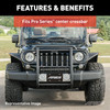 Pro Series 20-Inch Black Steel Light Bar Cover Plate PJ20MB