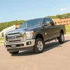 4" Polished Stainless Oval Side Bars, Select Ford F-250, F-350 Super Duty S223005-2