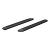 AdvantEDGE 5-1/2" x 75" Black Aluminum Side Bars (No Brackets) 2055975