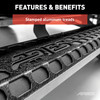 AdvantEDGE 5-1/2" x 75" Black Aluminum Side Bars (No Brackets) 2055975