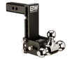 B&W Trailer Hitches - 10" Black Tow And Stow, Tri-Ball-Boxed - TS10049B