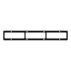 Pro Series 20-Inch Black Steel Light Bar Cover Plate PJ20OB