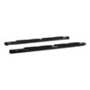 4" Black Steel Oval Side Bars, Select Toyota Tacoma S222008