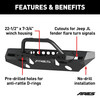TrailChaser Jeep Wrangler JL, Gladiator Aluminum Front Bumper (Option 8) 2082098