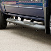 Big Step 4" Black Aluminum Round Side Bars, Select Silverado, Sierra AL234045