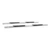 4" Polished Stainless Oval Side Bars, Select Ford Excursion, F-250, F-350 S223006-2
