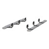 6" x 91" Black Aluminum Oval Side Bars, Select Ram 1500 Crew Cab 4445047