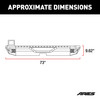 TrailChaser Jeep Wrangler JL Aluminum Rear Bumper with LED Lights 2082083