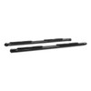 4" Black Steel Oval Side Bars, Select Ford F-150 S223016