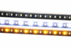 Race Sport - (2) LoPro 48in Sequential Running Board Switchback LED Strips (White/Amber) RSSBKIT48