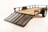 6.4x12 Utility Trailer with Removeable Ramp Gate & Stable 3-Piece Tongue