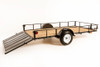 6.4x12 Utility Trailer with Removeable Ramp Gate & Stable 3-Piece Tongue