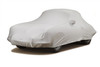 Custom Fleeced Satin Car Cover - Gray FS13570F4