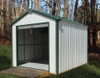 10x12 Gable Roof Steel Shed for Golf Cart Storage - 172