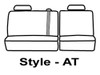 Polycotton SeatSaver Custom Second Row Seat Covers - Wet Sand SS7378PCSA