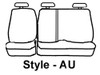 Polycotton SeatSaver Custom Second Row Seat Covers - Taupe SS7522PCTP