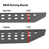 RB20 Slim Running boards - Complete Kit: RB20 Slim Running board + Brackets 69450568ST
