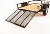 5x8 Utility Trailer with Ramp Gate – Open Rail, Treated Wood Floor, 2,990 lb GVWR TCT | 152
