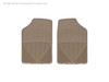 Front Rubber Mats, Tan W2TN