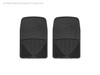 Front Rubber Mats, Black W9