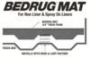 BedRug Mat - Non Liner / Spray-In BMR24DCS
