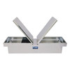 Bright Aluminum 63" Gull Wing Crossover Truck Tool Box (Heavy Packaging) - EC10051