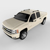 UnderCover LUX 2007-2013 Chevrolet Silverado 5' 9 Bed Crew Cab 98(GBN)(WA800J)-White Diamond UC1066L-98