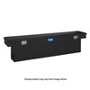 UWS 69in. Aluminum Single Lid Crossover Toolbox Deep Slim Line Low Profile Black TBSD-69-SL-LP-BLK