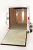 4x6 V-Nose Cargo Trailer – Single Axle, Tubular Frame, Swing Door - 075V