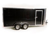 7x16 Tandem Axle Enclosed Cargo Trailer – V-Nose, Ramp Door, 7K GVWR, 6'3" Interior - 255V