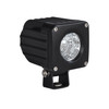 iP LED Auxiliary Light 2.5 inch x 2.5 inch Flood w/10W Cree 09-12218B